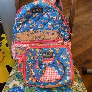 Matilda Jane backpack and matching lunch box